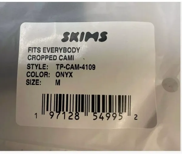 SKIMS NWT Medium fits everybody cropped tank - Image 4