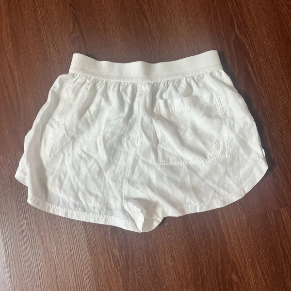 Free People Movement White Lounge Shorts Cotton Small - Image 4