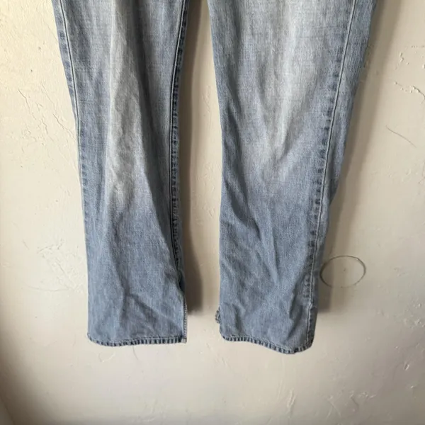 BKE Denim Jeans‎ Y2k 27x33.5 Long Blue Bootcut Casual Distressed 100% Cotton - Image 4