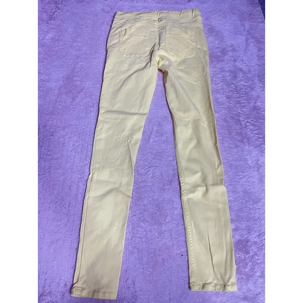 MAO Brand Size‎ L Yellow Skinny Jegging Stretch Modern I0184 - Image 5