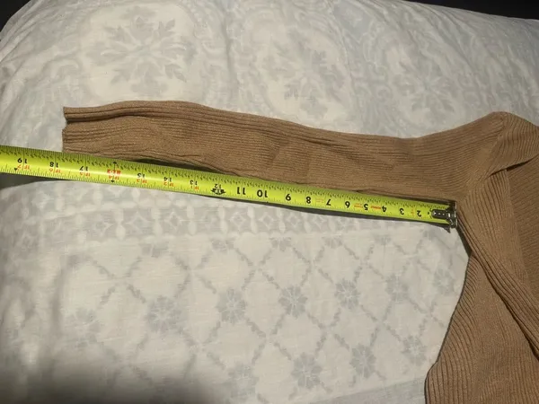Hooked Up by IOT Ribbed Turtleneck Sweater in Camel Brown - Image 8