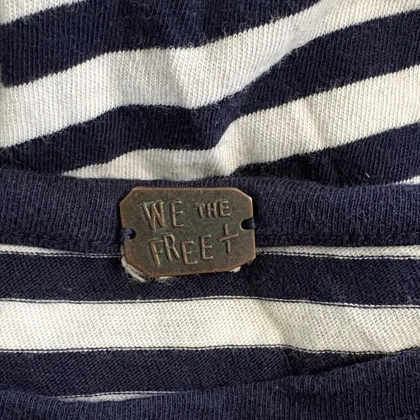 We The Free‎ Striped Long Sleeve Cotton Top Long Sleeve Shirt Small - Image 5