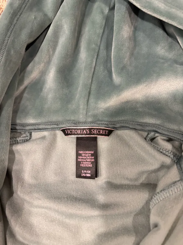 Victoria's Secret Suede Track Suit Cropped Jacket - Image 3