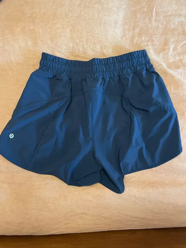 Lululemon Black Track That Shorts 5" - Image 3