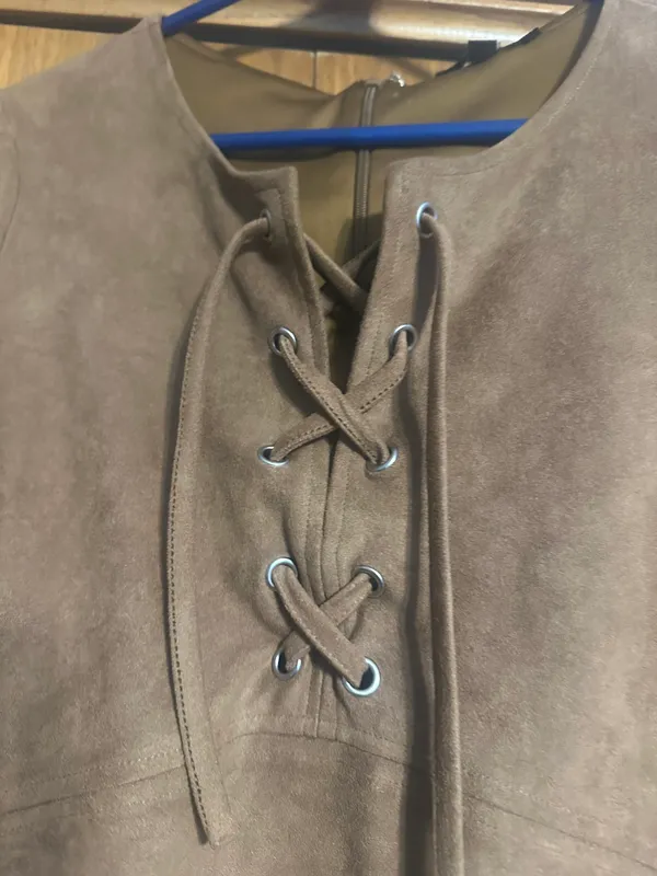 Velvet Brown Dress - Image 2