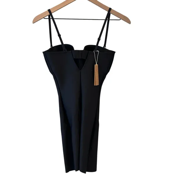 NWT Women's Skims Body Underwire Mid-thigh Bodysuit Onyx/ Black Size XL - Image 4
