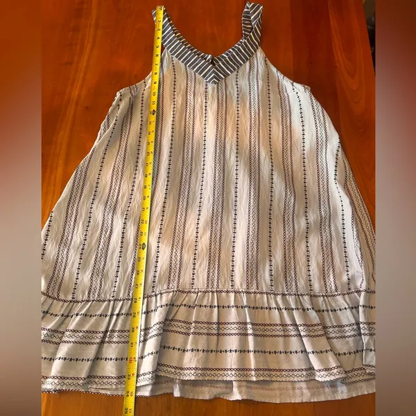 $5 in a bundle Umgee blue striped sundress Size Large - Image 8