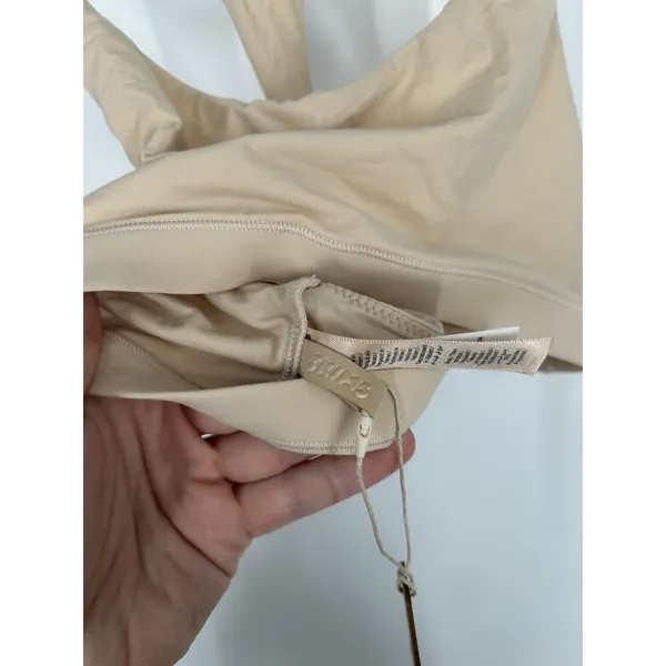 Skims Fits Everybody Racerback Bralette Sand Tan Beige Kim Kardashian Medium - Image 4