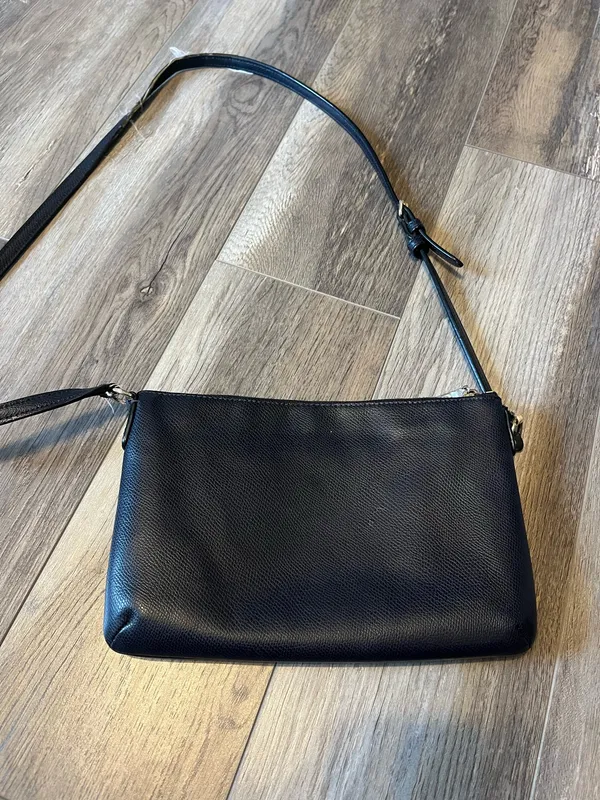 Coach Navy Blue Leather East West Crossbody Bag - Image 12