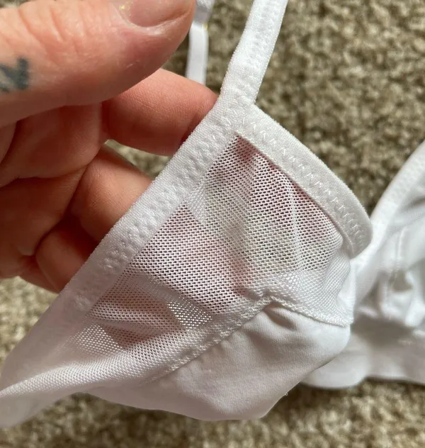 BootayBag NWT White Mesh Bralette - Image 4