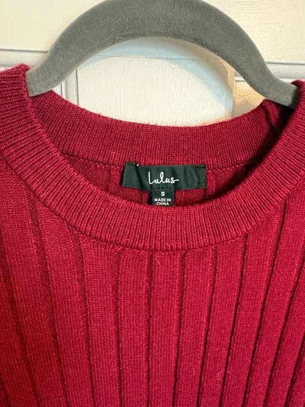 Lulus The Best Yet Ribbed Sweater Dress - Image 6
