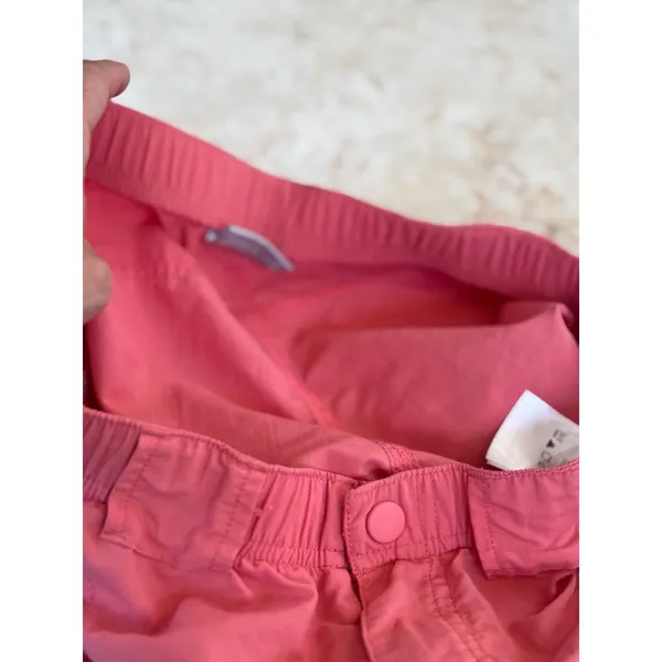 Columbia Womens Coral Pink Nylon Shorts S Lightweight & Durable - Image 4