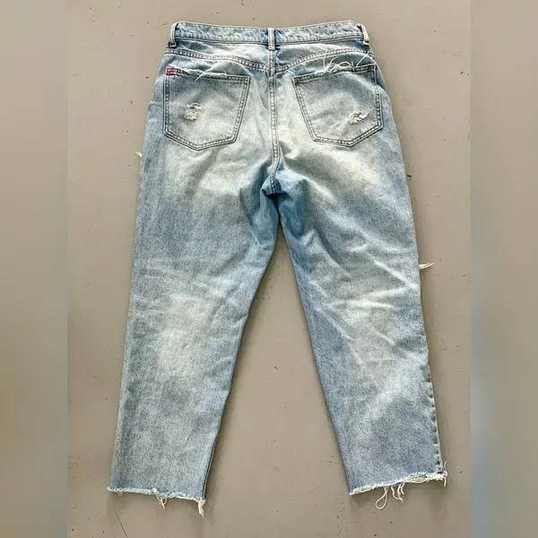Urban Outfitters BDG Distressed High Rise Cropped Jeans - Image 2