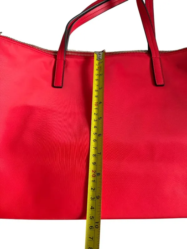 KATE SPADE Red Nylon Shoulder Tote Bag Womens - Image 3