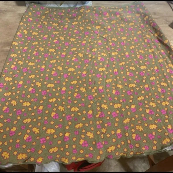 Free People IRL Floral Mini Slip Skirt. Size 4 - Image 2