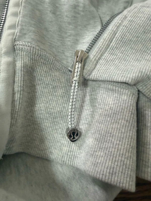 Lululemon Grey Scuba Hoodie - Image 3
