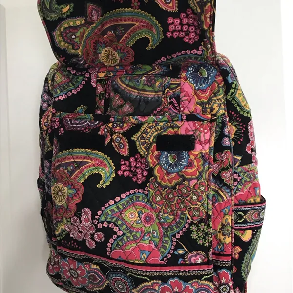Vera Bradley Multicolor Floral Backpack - Image 4