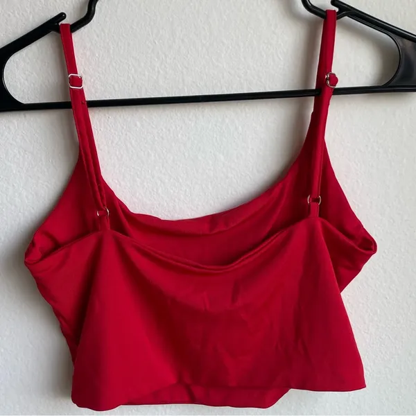 Red Crop Top Size M - Image 2