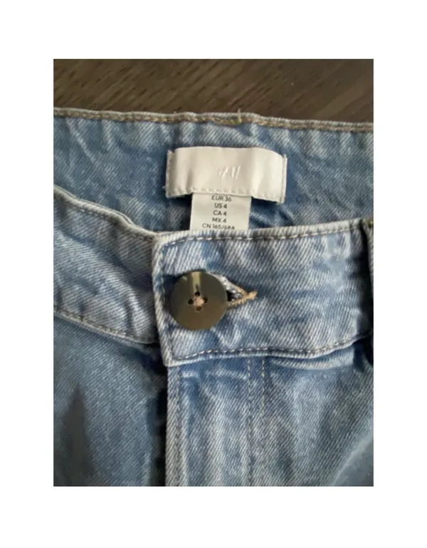 H&M Crop Wide-Leg Jeans High-Rise - Image 6