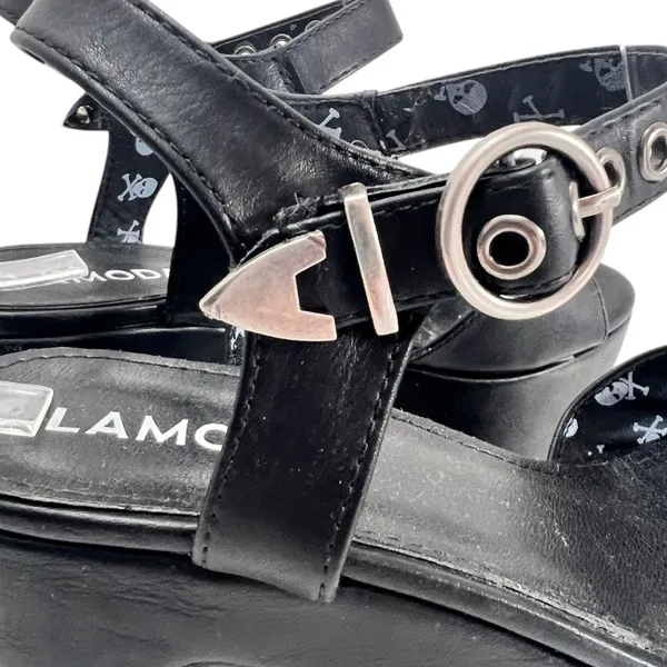 Dolls Kill LAMODA BLACK “WORK THAT” PLATFORM HEELS - Image 6