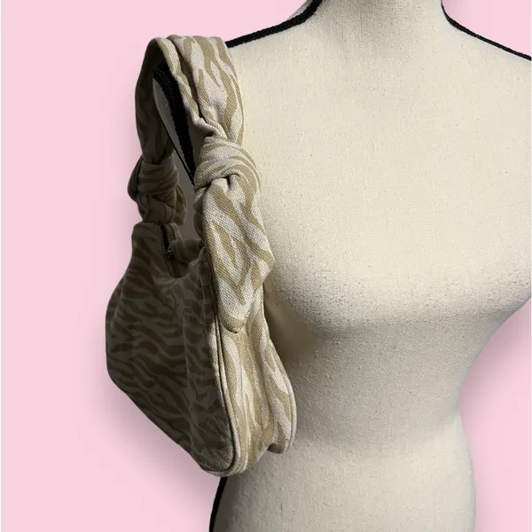 Zara tan zebra mini shoulder bag - Image 3