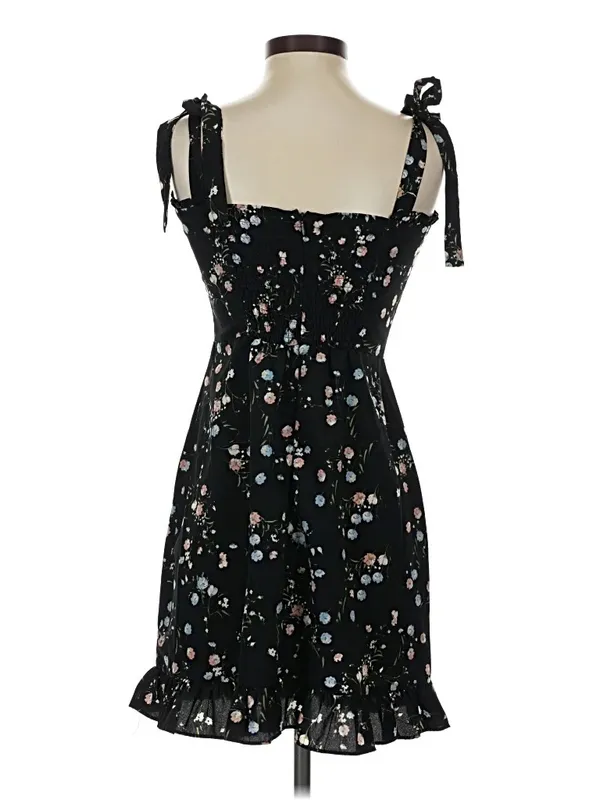 re:named Black floral dress - Image 2