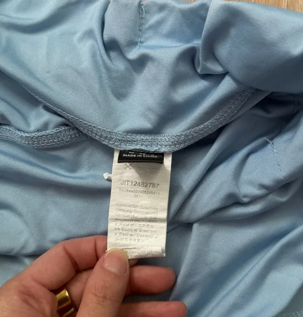 SHEIN Light Blue Crossover Tennis Skort Size M - Image 4
