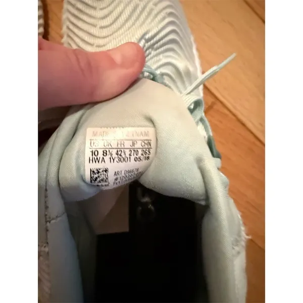 Adidas Alphabounce Instinct Womens Running Shoes Light Blue Teal White size 10 - Image 7