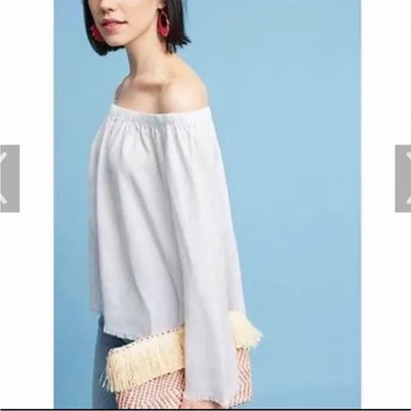 Cloth‎ & Stone (Anthropologie) Off the Shoulder Top - Image 2