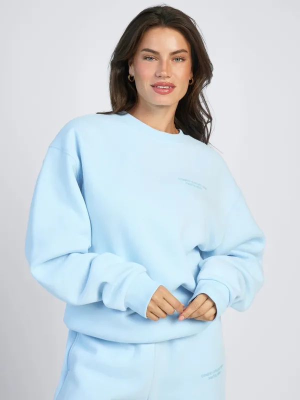 Comfrt Pastel Edit Light Blue Women's Sweatshirt Size Small - Image 2