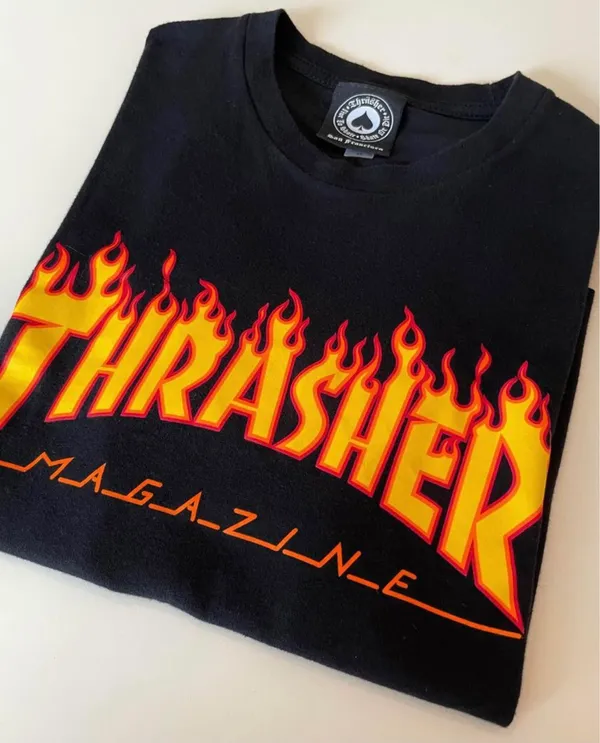 Thrasher Shirt from Zumiez w/home made shorter cut - Image 3