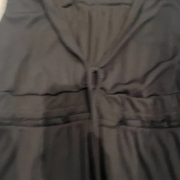 Shein‎ Curve 4XL Womens Black Tank Top Blouse Sleeveless Ties in Front - Image 3