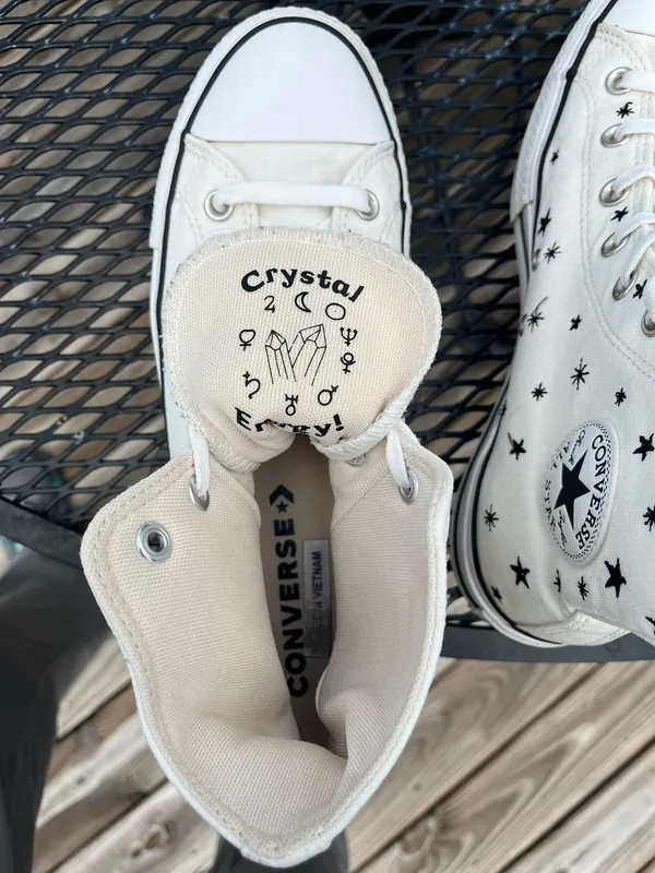 Converse Chuck T crystal star shoes - Image 12