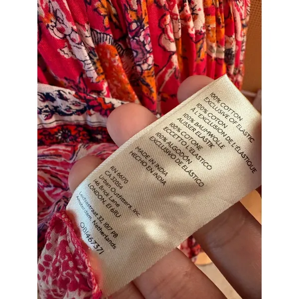 Free‎ People Real Love Print Maxi Dress In Meadow Como Bohemian Size Medium - Image 8