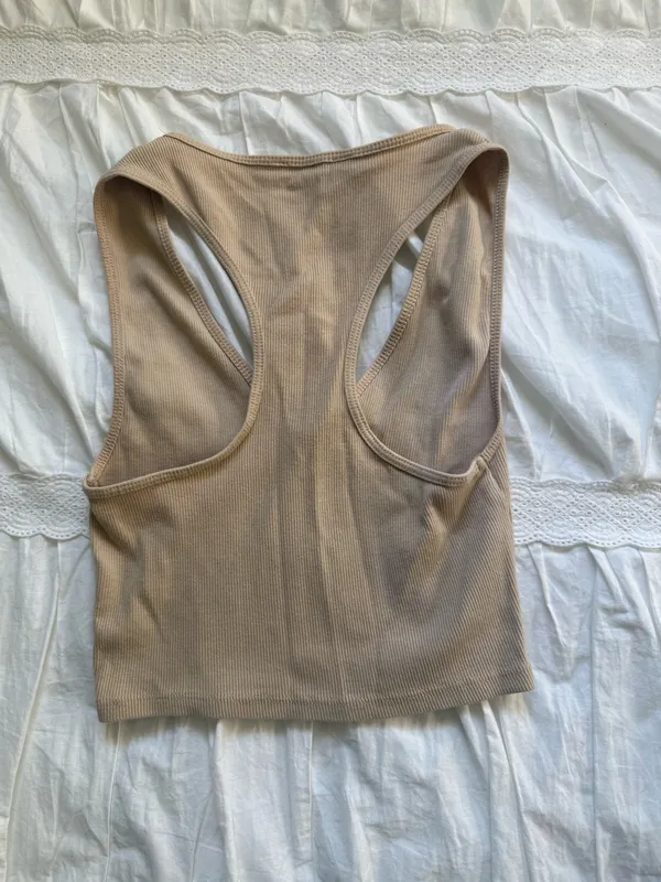 ZARA Tank Top Cropped Ribbed Women’s - Image 2
