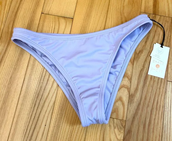 NWT Shade & Shore Lilac Bikini Bottoms Size S - Image 2