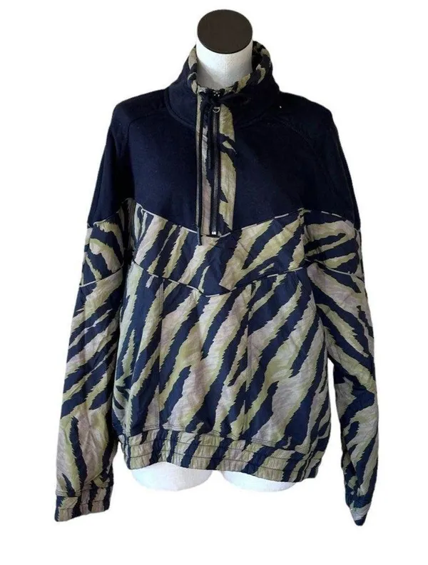 Free People Movement NWOT Walk The Line Pullover Sweatshirt Jacket M - Image 3