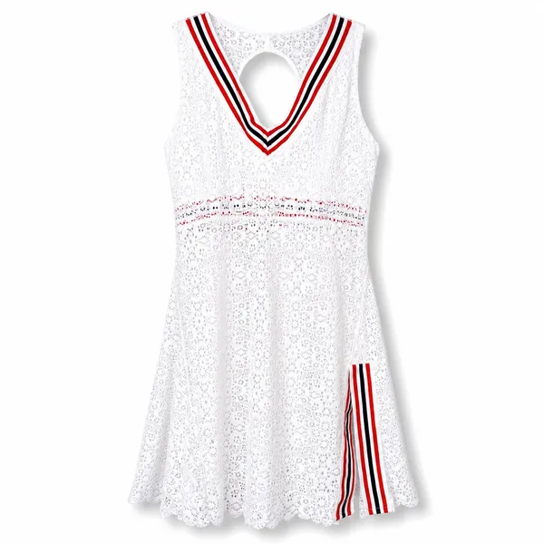 Free People Movement FP All Aces White Lace Tennis Dress with Shorts Small - Image 5