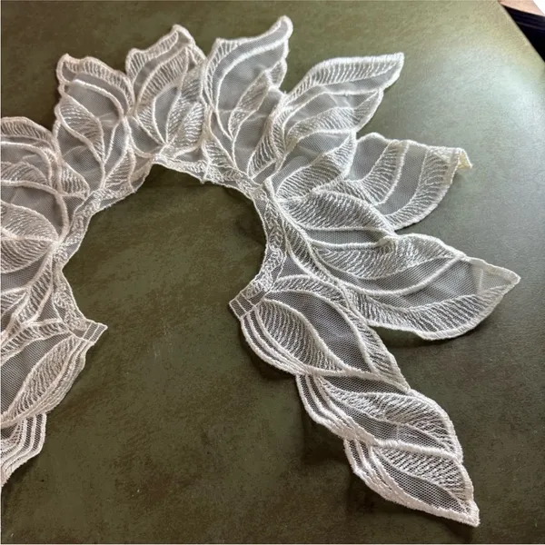 Pilcro White Leaf Lace - Image 3