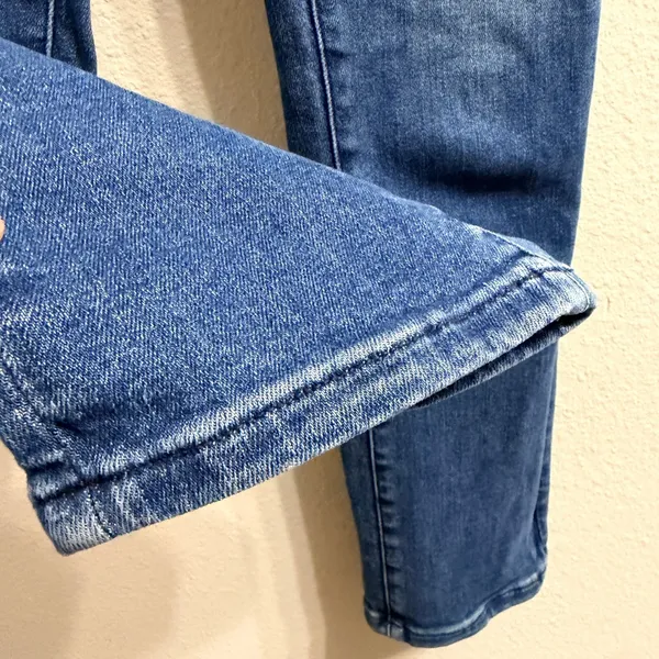 MOTHER Crop Jeans Shoot To Thrill Blue Denim Size 27- Stretch *ALTERED - Image 5