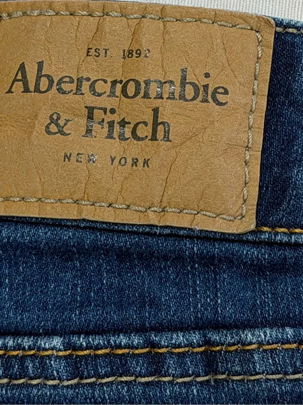 Abercrombie & Fitch Skinny Denim Jeans Women's Size 8R W29 L29 Dark Wash - Image 7
