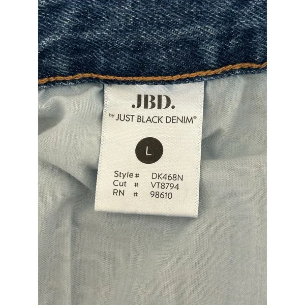 JBD Denim Mini Skirt Sz L Blue Size L - Image 7