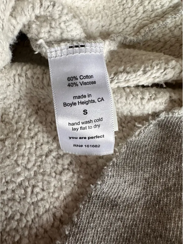 Perfectwhitetee Morrison Mock Neck Sweatshirt in Heather Grey Women’s size Small - Image 9