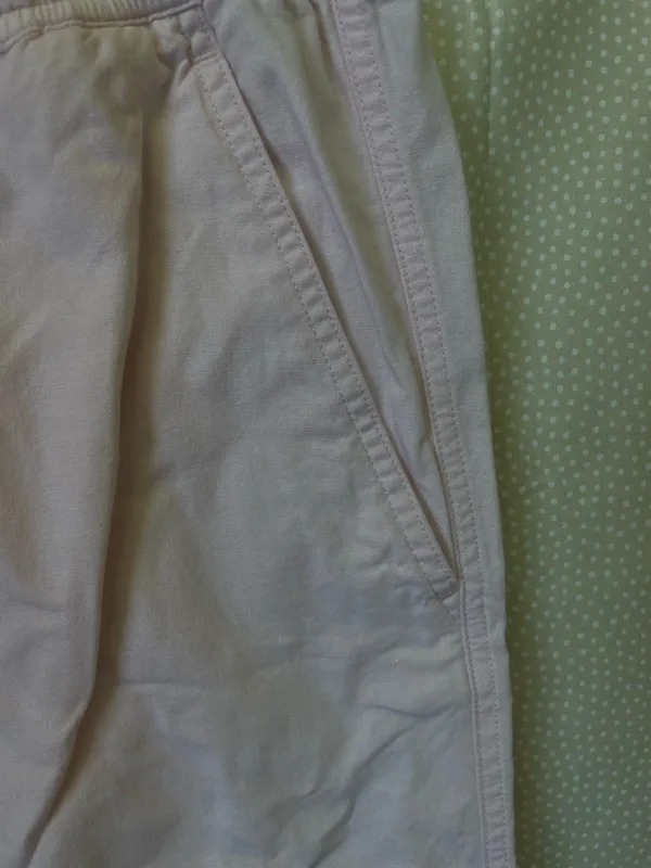 Jones New York Women’s Vintage Light Pink 100% Cotton Pants Size Large - Image 9