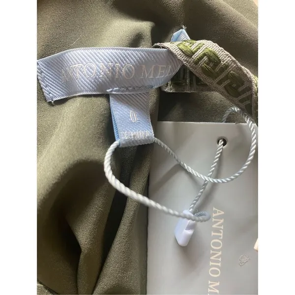 Antonio Melani x Elizabeth Damrich Monroe One Shoulder Satin Midi Dress - Image 6