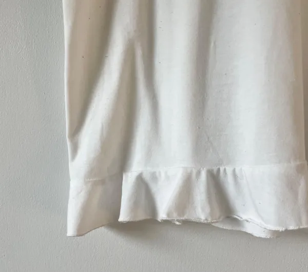 Floral Embroidered Ruffle Top White Size M - Image 2