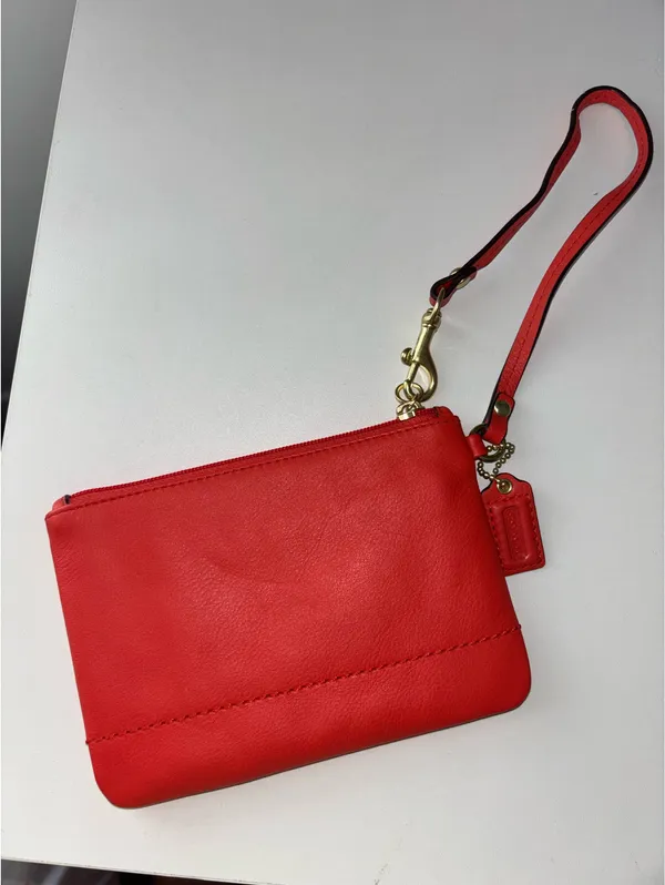 Coach Leather Wristlet - Image 4