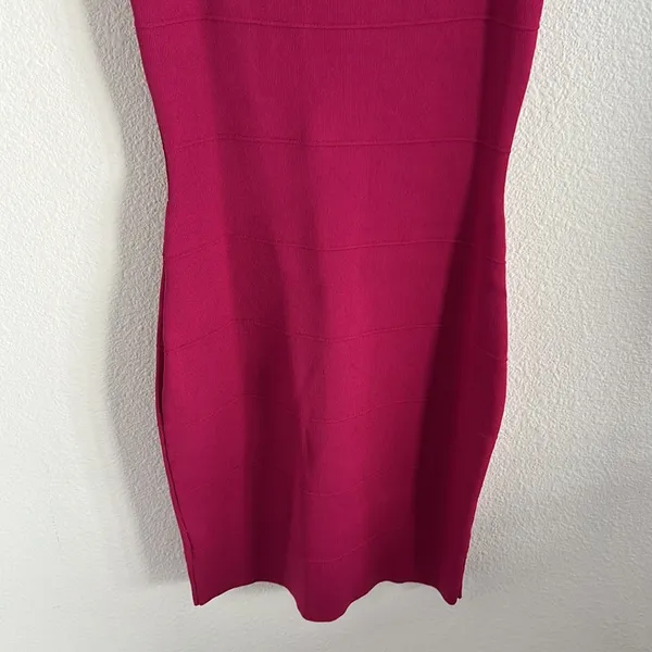 Guess Los Angeles Sleeveless Party Sheath Pink Dress Bondage Y2K 4 - Image 10