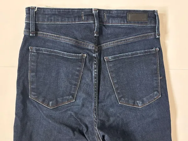 Abercrombie & Fitch Super Skinny High Rise Jeans 26/2 Dark Wash Petite 27” - Image 8