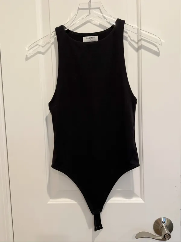 BABATON for ARITZIA Sleeveless Bodysuit Black‎ size Small - Image 2